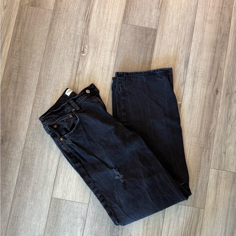 Abercrombie & Fitch Black Straight Jeans
